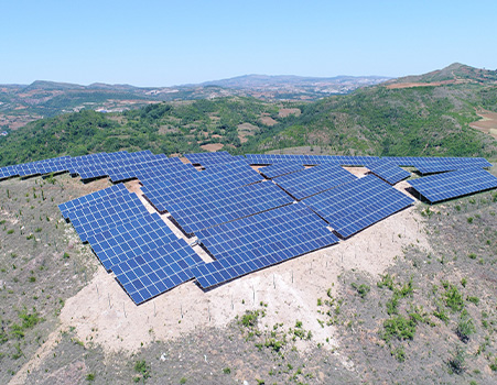 Brazil 500KW Off Grid Hillside Solar System Project