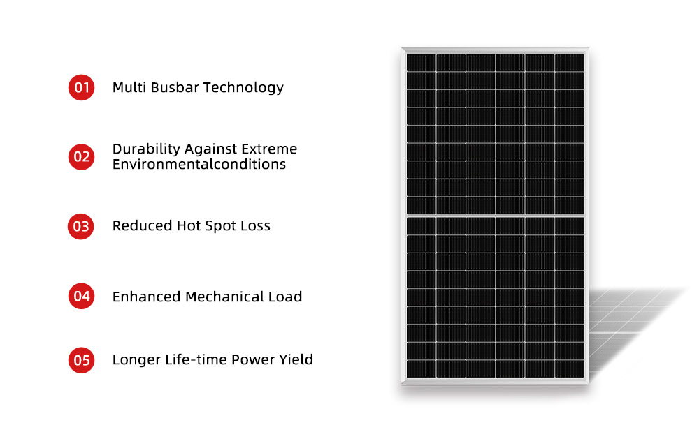 Mono Crystalline PERC 10BB Solar PV Panel 500W Photovoltaic Module  Manufacturers