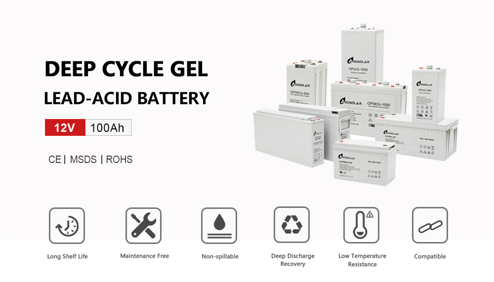 gel solar battery 12v 100ah