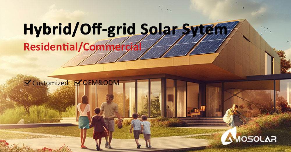 Hybrid off-grid Solar system solution for residential and commercial use