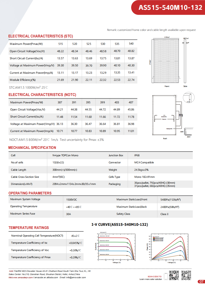 topcon bifacial solar panel