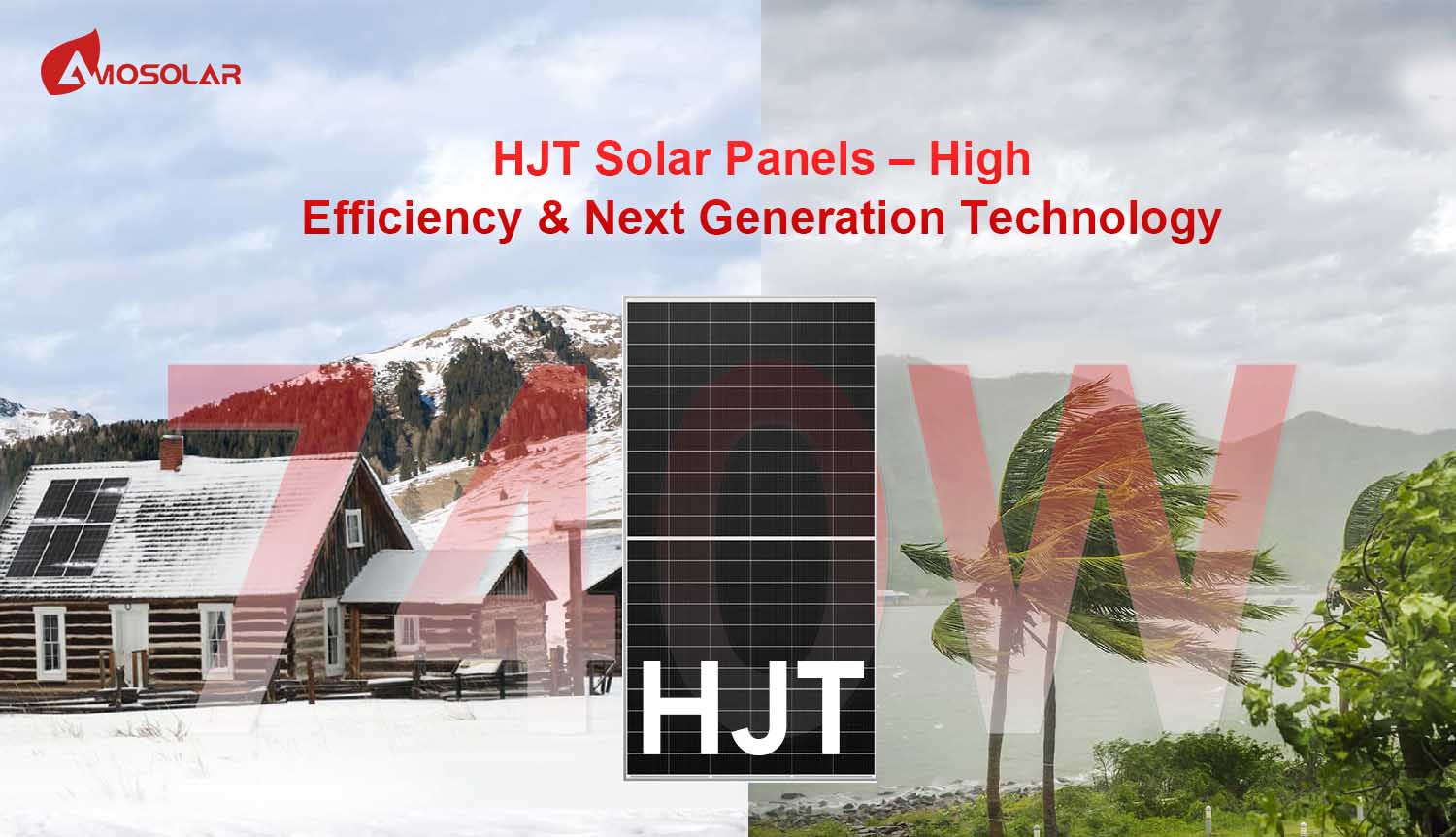HJT solar panel