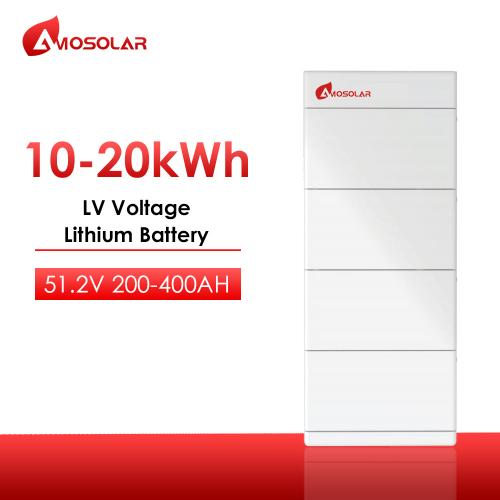 Low voltage solar lithium ion battery