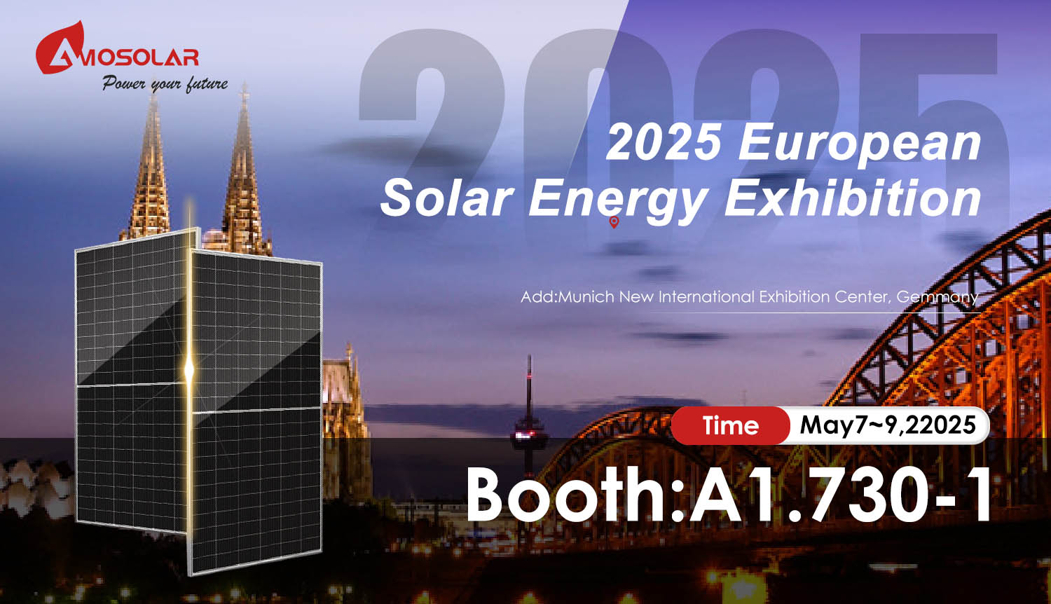 Meet Amosolar at The smarter E Europe 2025 in Munich