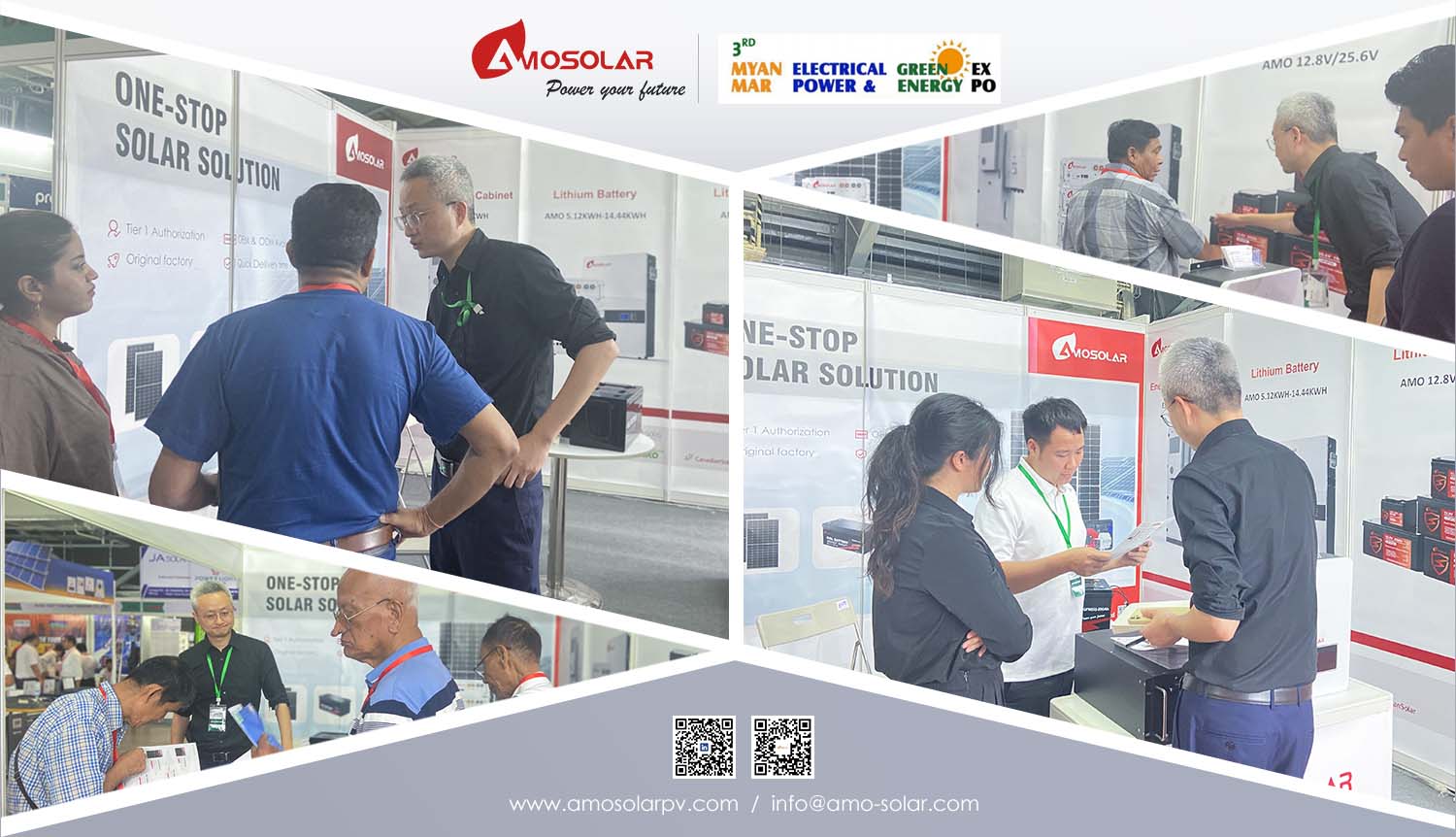 Amosolar Wraps Up a Successful Myanmar Solar Expo 2025